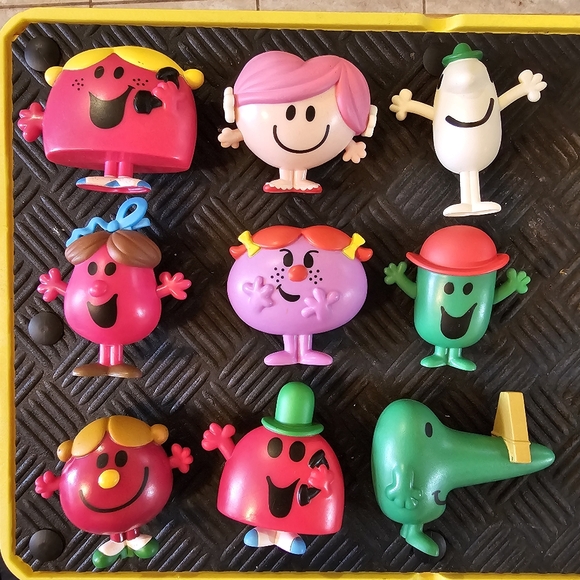 McDonalds Mr. Men/Little Miss Lot of 46, 14 new in package plus 4 soft & 4 cups - Picture 2 of 10